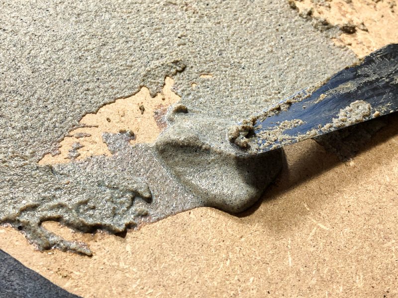 Sandgrundierung der Meere